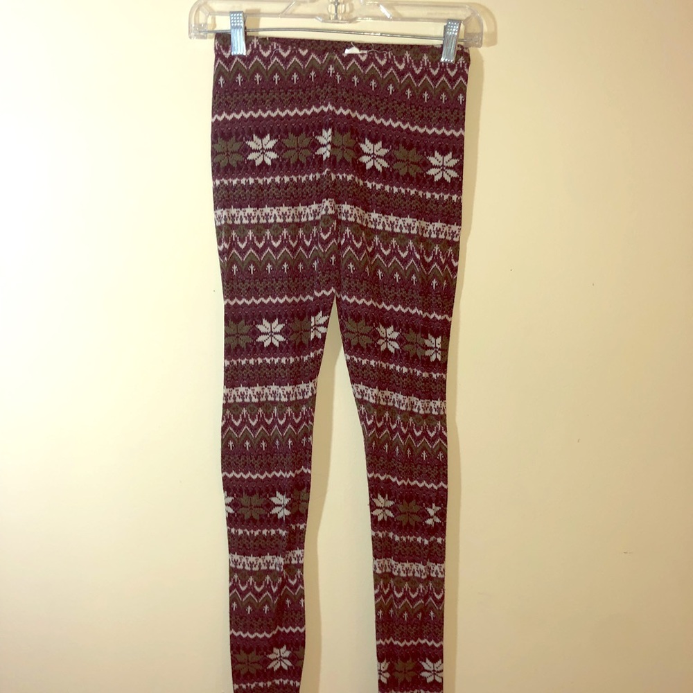 Multi-colored cotton leggings